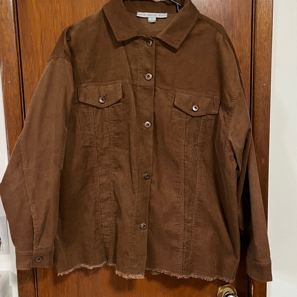 brown jacket